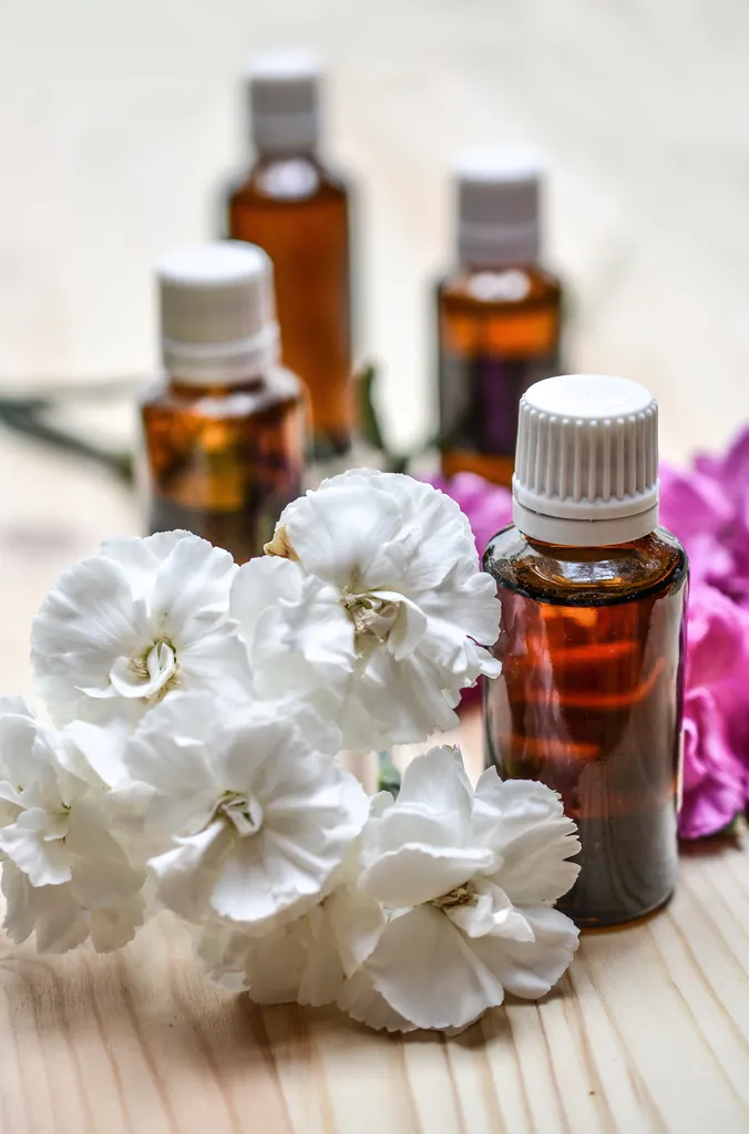 Aceites esenciales y flores para aromaterapia